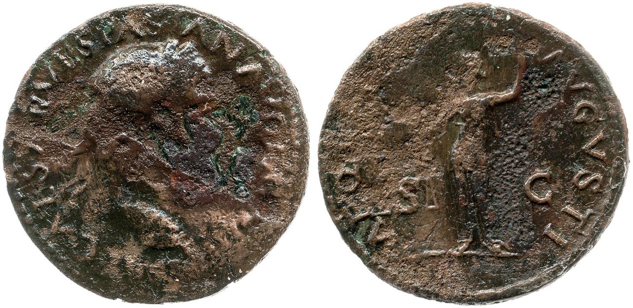 RIC II, Part 1 (second edition) Vespasian 1162, аверс, bm