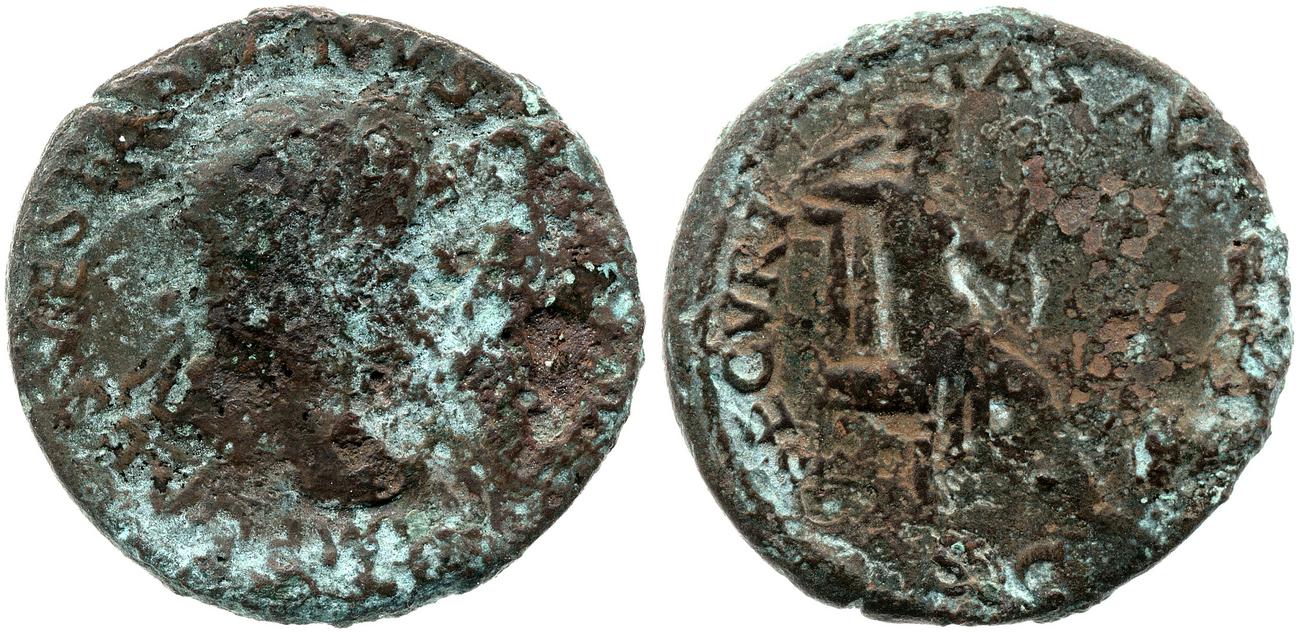 аверс RIC II, Part 1 (second edition) Vespasian 1171
