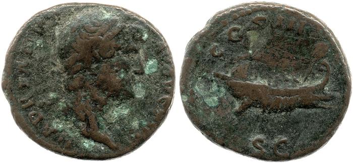 RIC II, Part 3 (second edition) Hadrian 820, реверс, bm