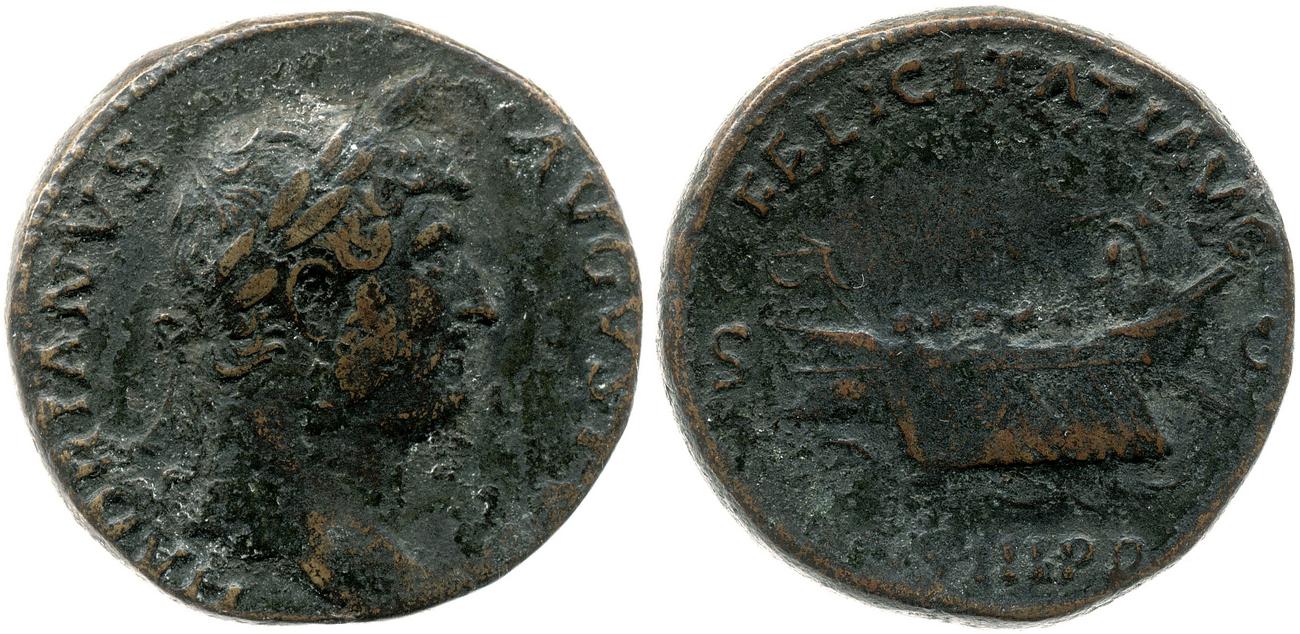 RIC II, Part 3 (second edition) Hadrian 1299, аверс, bm