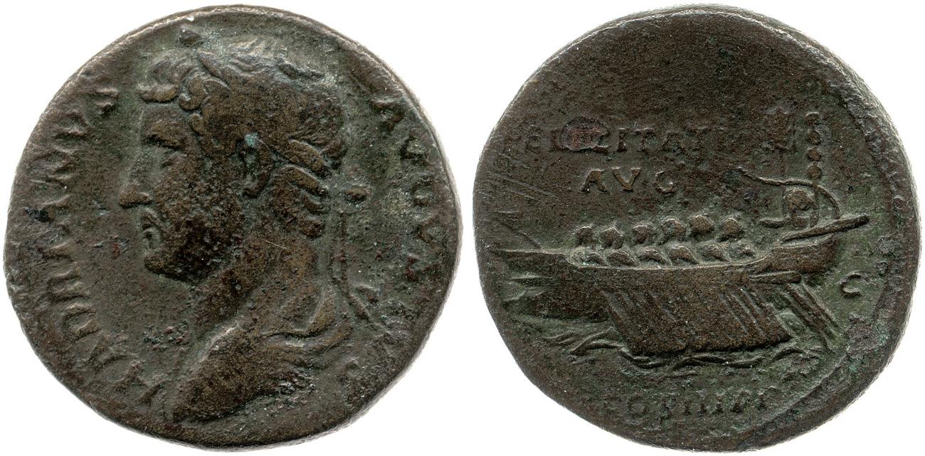 RIC II, Part 3 (second edition) Hadrian 1308, аверс, bm