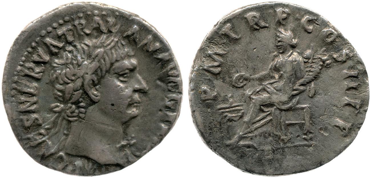 RIC II Trajan 2, аверс, bm