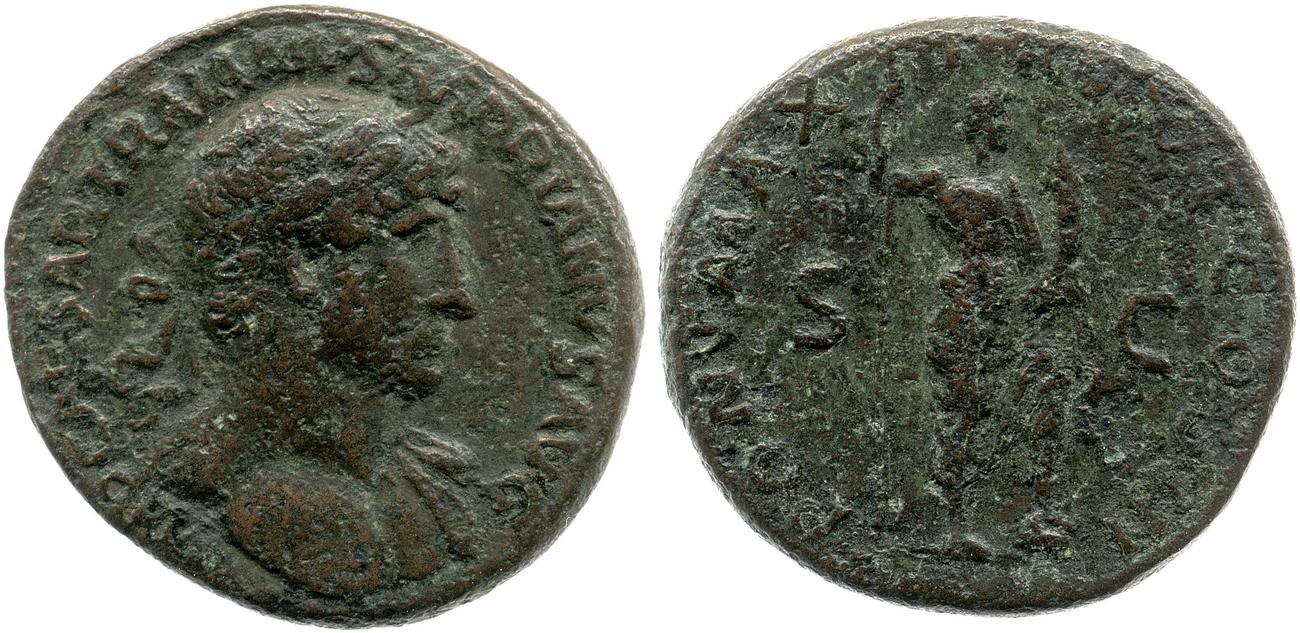 аверс RIC II, Part 3 (second edition) Hadrian 268