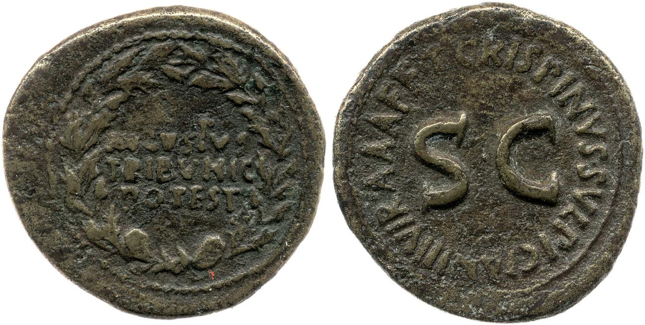 RIC I (second edition) Augustus 333, аверс, bm