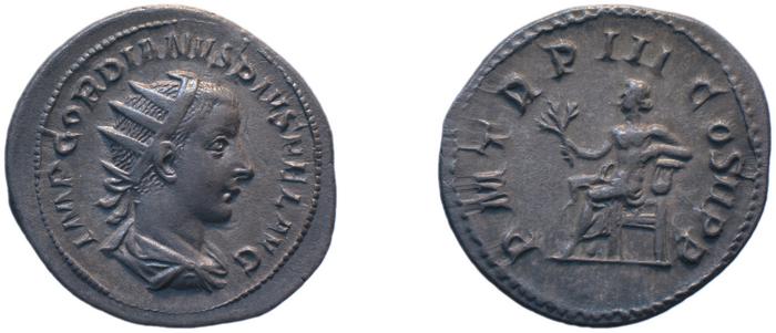 RIC IV Gordian III 87, реверс, bm