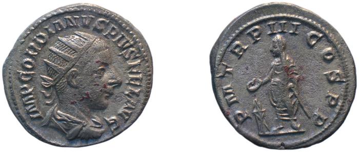 RIC IV Gordian III 69, реверс, bm