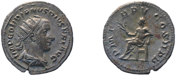 RIC IV Gordian III 89, реверс, bm