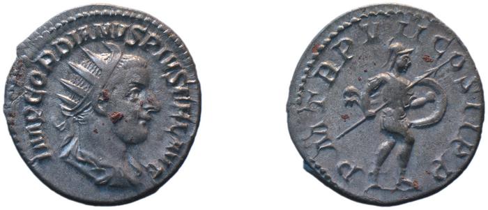 RIC IV Gordian III 167A, реверс, bm