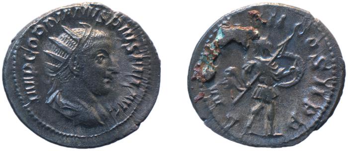 RIC IV Gordian III 167A, реверс, bm