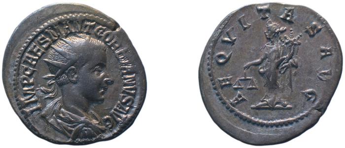 RIC IV Gordian III 177A, реверс, bm