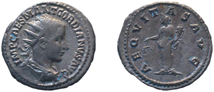 RIC IV Gordian III 177A, реверс, bm