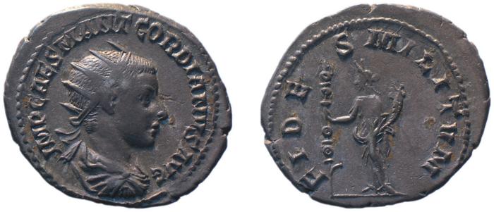RIC IV Gordian III 183A, реверс, bm