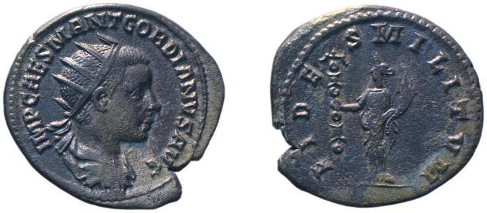 RIC IV Gordian III 183A, реверс, bm