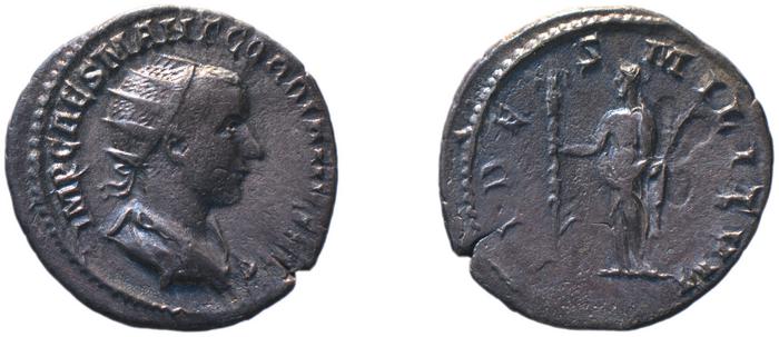RIC IV Gordian III 183A, реверс, bm