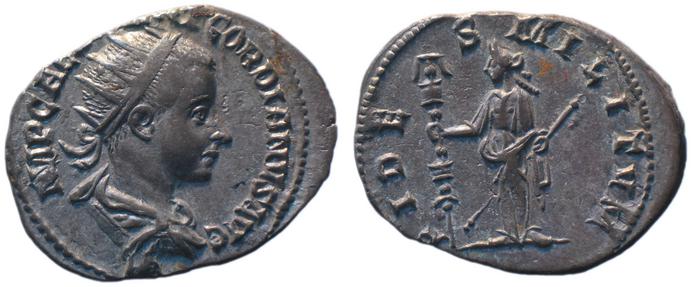 RIC IV Gordian III 183A, реверс, bm
