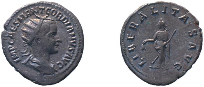 RIC IV Gordian III 187A, реверс, bm