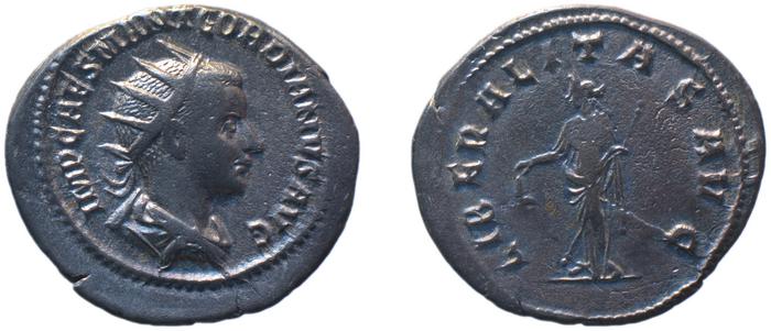 RIC IV Gordian III 187A, реверс, bm