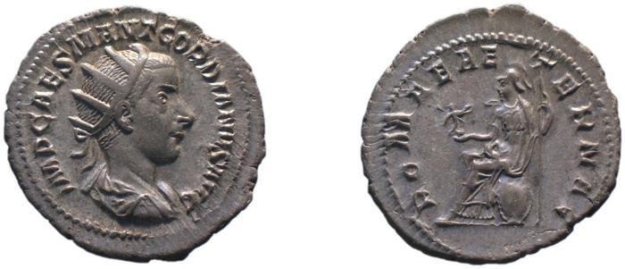RIC IV Gordian III 38, реверс, bm