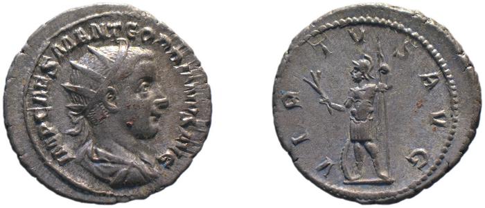 RIC IV Gordian III 39, реверс, bm