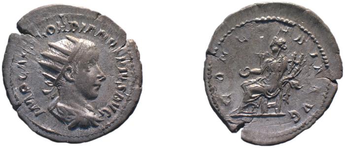 RIC IV Gordian III 52, реверс, bm