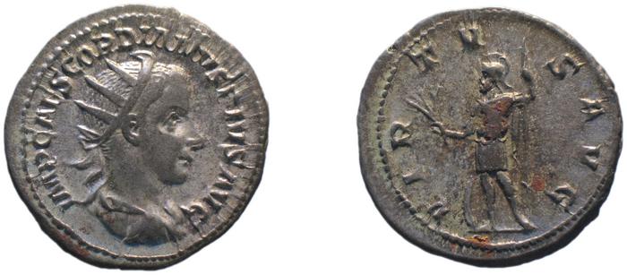 RIC IV Gordian III 56, реверс, bm