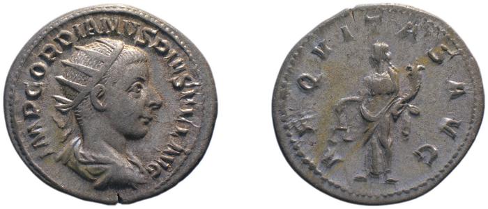 RIC IV Gordian III 63, реверс, bm