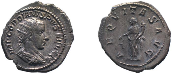 RIC IV Gordian III 63, реверс, bm