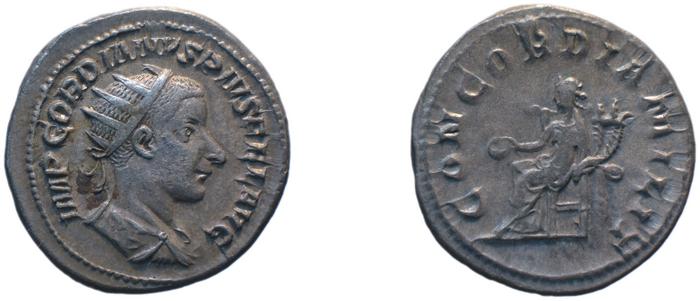 RIC IV Gordian III 65, реверс, bm