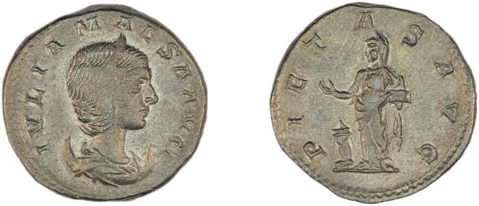 RIC IV Elagabalus 264, реверс, bm