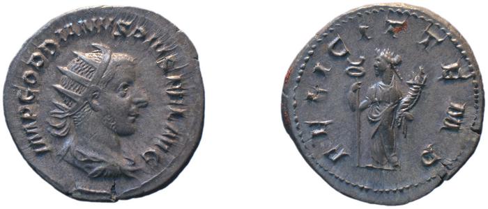 RIC IV Gordian III 140, реверс, bm