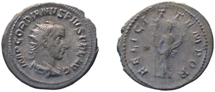 RIC IV Gordian III 141, реверс, bm