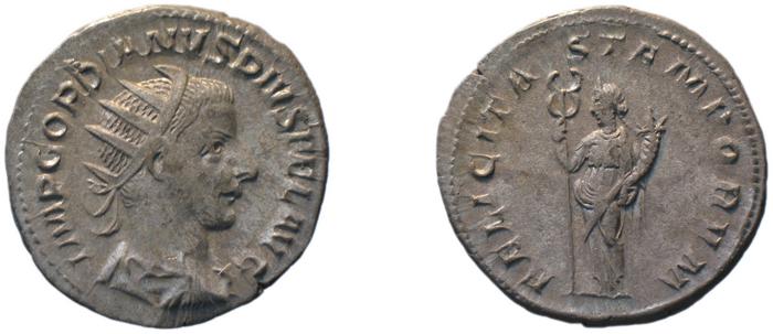 RIC IV Gordian III 142, реверс, bm
