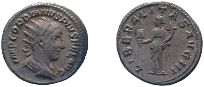 RIC IV Gordian III 67, реверс, bm