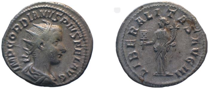 RIC IV Gordian III 67, реверс, bm