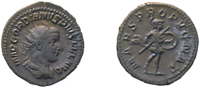 RIC IV Gordian III 146, реверс, bm