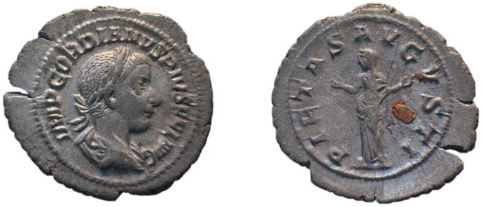 RIC IV Gordian III 129, реверс, bm