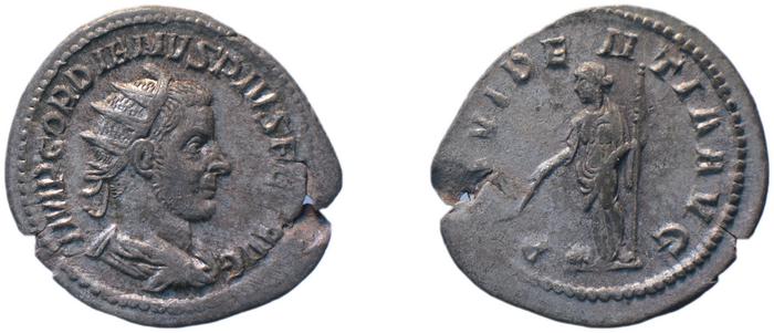 RIC IV Gordian III 150, реверс, bm