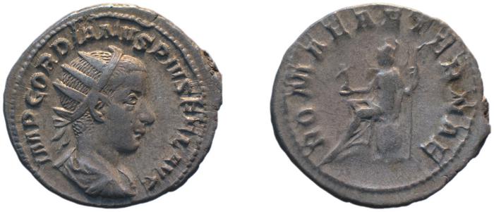 RIC IV Gordian III 70, реверс, bm