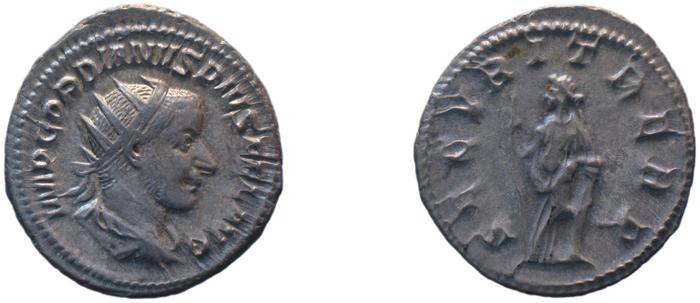 RIC IV Gordian III 151, реверс, bm
