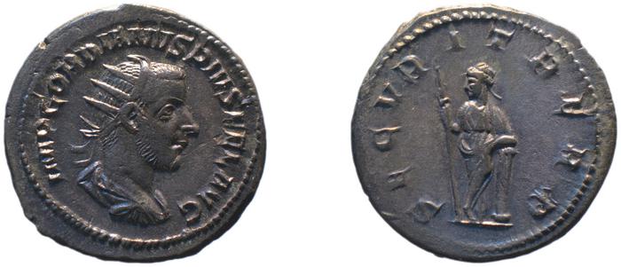 RIC IV Gordian III 151, реверс, bm