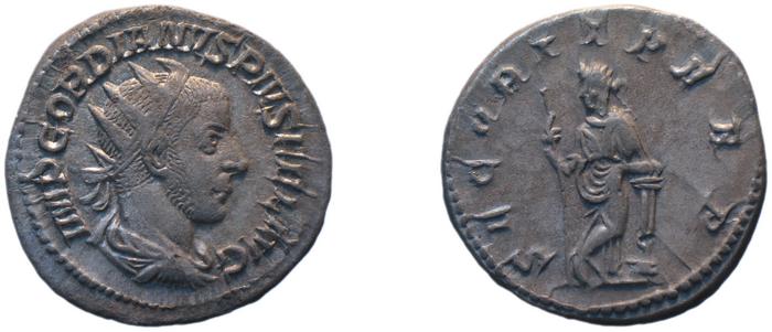 RIC IV Gordian III 151, реверс, bm