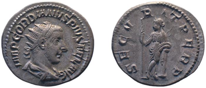 RIC IV Gordian III 151, реверс, bm
