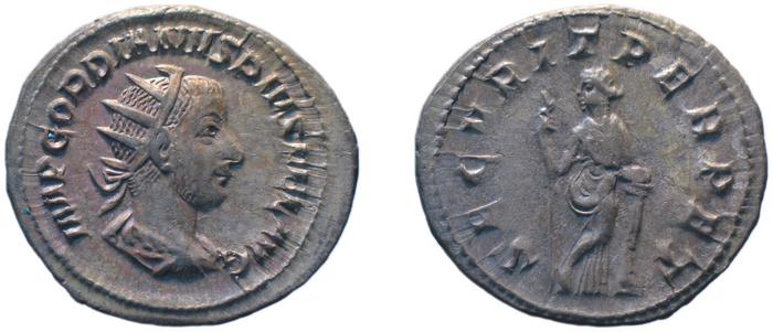 RIC IV Gordian III 152, реверс, bm