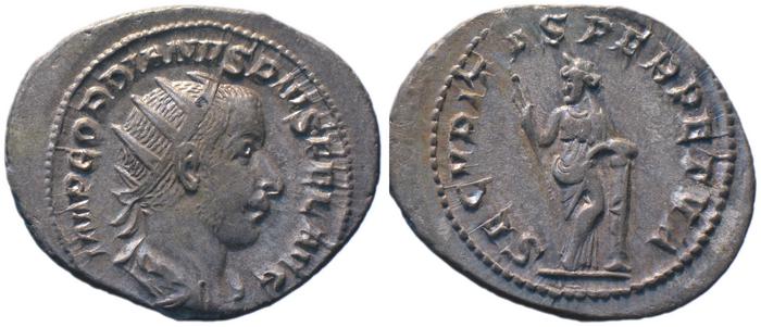RIC IV Gordian III 153, реверс, bm