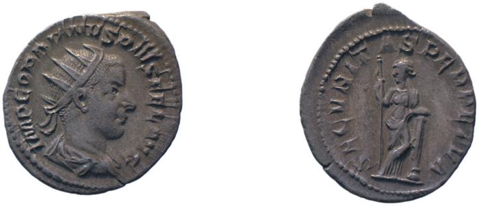 RIC IV Gordian III 153, реверс, bm