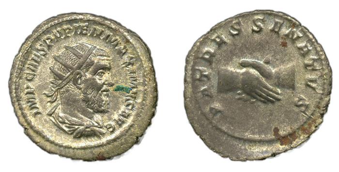 RIC IV Pupienus 11B, реверс, bm