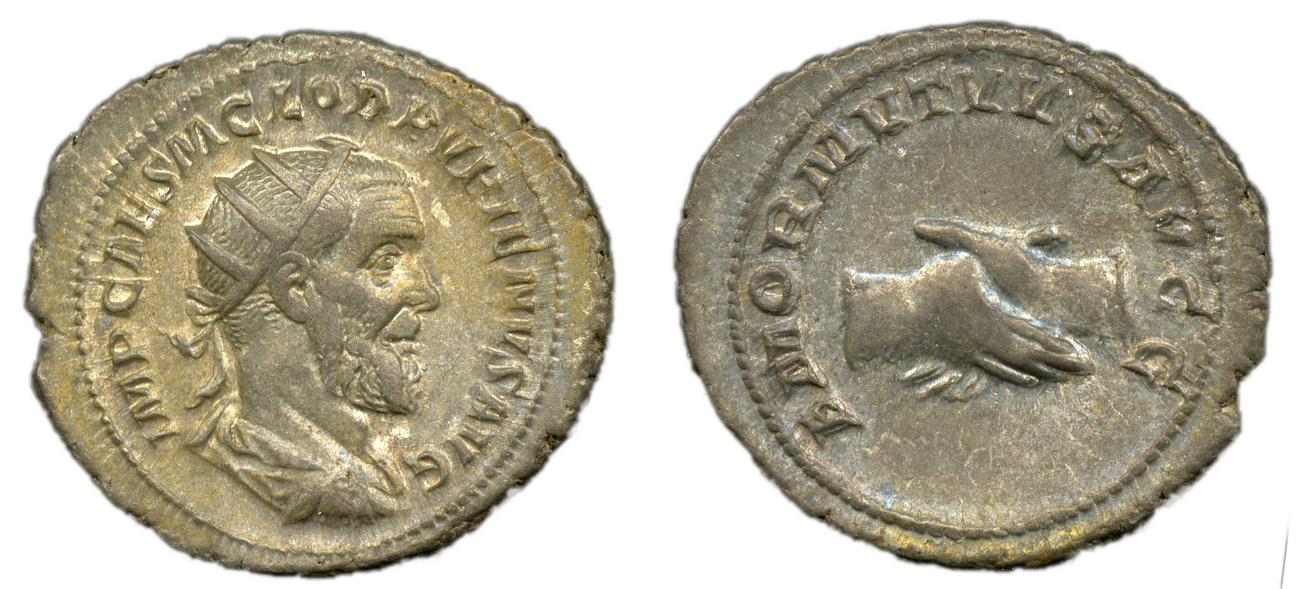 аверс RIC IV Pupienus 9A