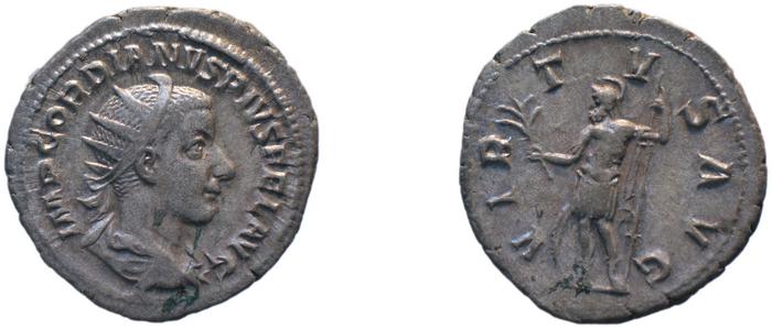 RIC IV Gordian III 71, реверс, bm