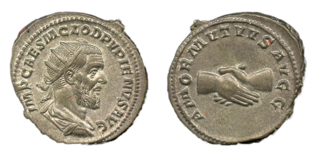 RIC IV Pupienus 9A, аверс, bm