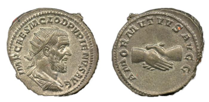 RIC IV Pupienus 9A, реверс, bm